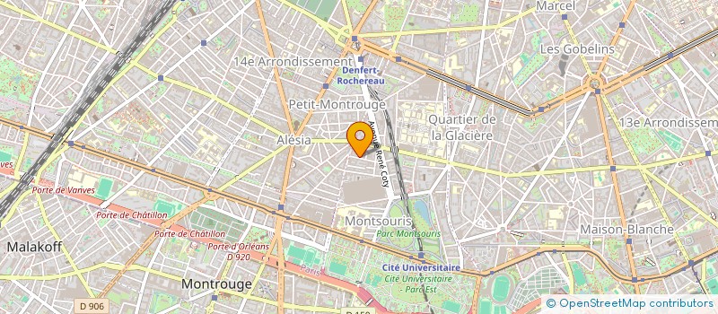 localisation de l'entreprise MONSIEUR ROMAIN CASTERES  PARIS