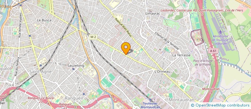localisation de l'entreprise MONSIEUR ROMAIN CASTRO à TOULOUSE