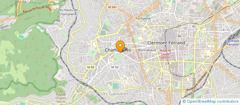 localisation de l'entreprise MONSIEUR ROMAIN CATELLA  CHAMALIERES