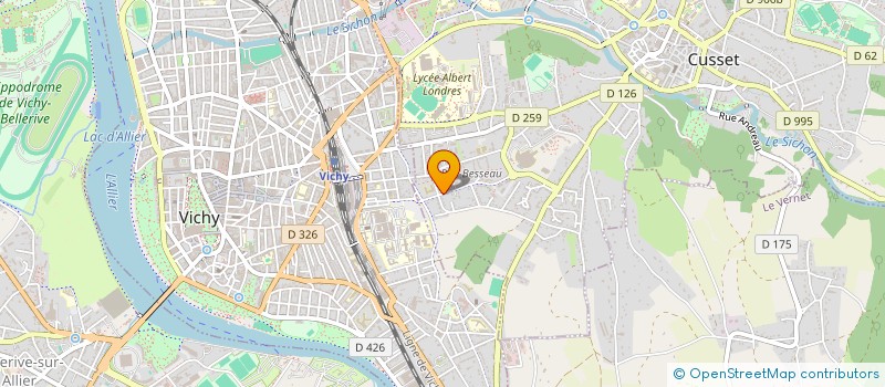localisation de l'entreprise MONSIEUR ROMAIN CATHELAIN à VICHY