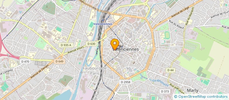 localisation de l'entreprise MONSIEUR ROMAIN CAUDRON  VALENCIENNES