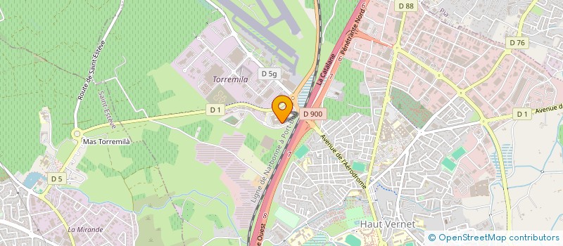 localisation de l'entreprise MONSIEUR ROMAIN CAUVET  PERPIGNAN