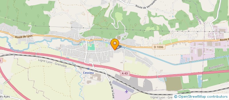 localisation de l'entreprise MONSIEUR ROMAIN CECILLON  CESSIEU