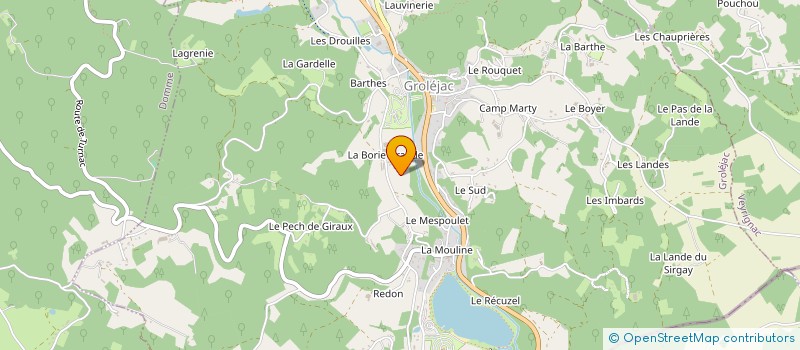 localisation de l'entreprise MONSIEUR ROMAIN CELLIE à SAINT AUBIN DE NABIRAT