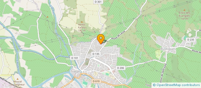 localisation de l'entreprise MONSIEUR ROMAIN CENGIA  TREBES