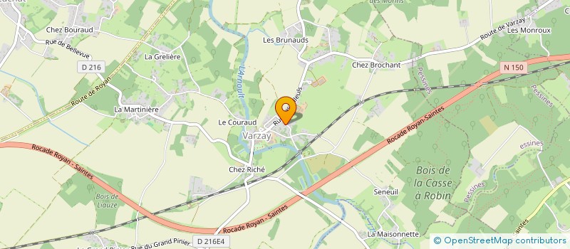 localisation de l'entreprise MONSIEUR ROMAIN CERF  VARZAY