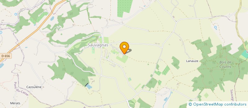 localisation de l'entreprise MONSIEUR ROMAIN CESSAC  SAUVAGNAS