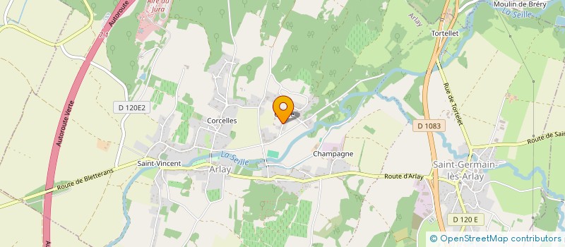 localisation de l'entreprise MONSIEUR ROMAIN CETRE à ARLAY