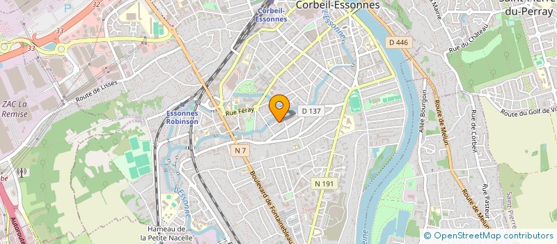 localisation de l'entreprise MONSIEUR ROMAIN CHABANNE à CORBEIL-ESSONNES