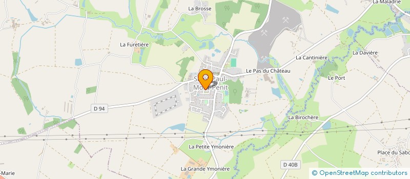 localisation de l'entreprise MONSIEUR ROMAIN CHABOISSIER  SAINT-PAUL-MONT-PENIT