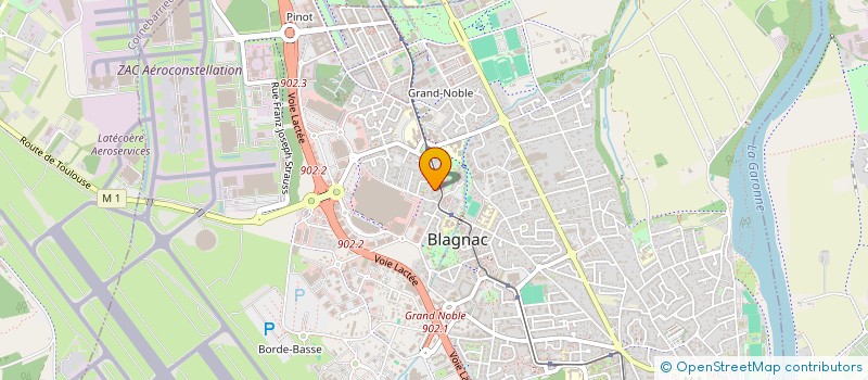 localisation de l'entreprise MONSIEUR ROMAIN CHABROL à BLAGNAC