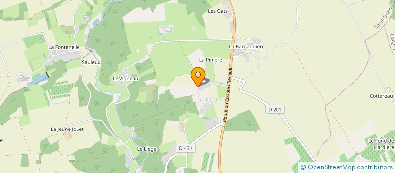 localisation de l'entreprise MONSIEUR ROMAIN CHABROL  SAINT-OUEN-LES-VIGNES