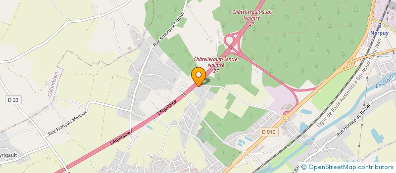 localisation de l'entreprise MONSIEUR ROMAIN CHAGNON  NAINTRE