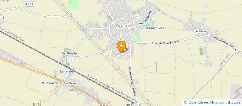 localisation de l'entreprise MONSIEUR ROMAIN CHALARD  LA JARRIE