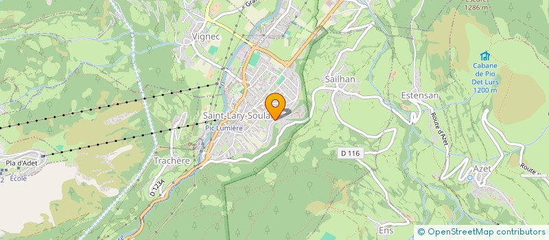 localisation de l'entreprise MONSIEUR ROMAIN CHAMAYOU  SAINT-LARY-SOULAN