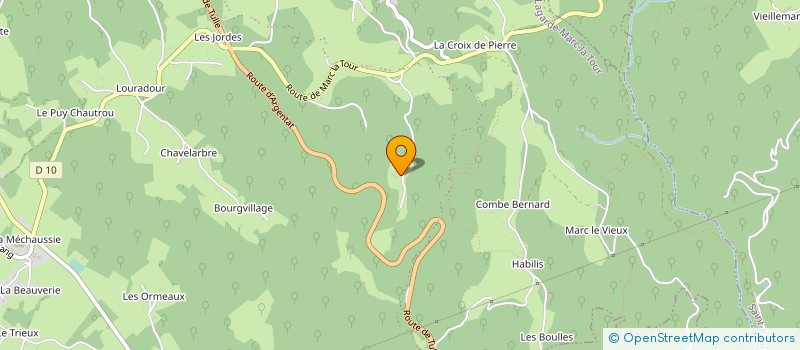 localisation de l'entreprise MONSIEUR ROMAIN CHAMBOURG  LAGARDE-MARC-LA-TOUR