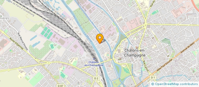 localisation de l'entreprise MONSIEUR ROMAIN CHANGENOT à CHALONS-EN-CHAMPAGNE