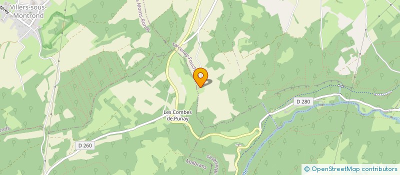 localisation de l'entreprise MONSIEUR ROMAIN CHAPUIS  TARCENAY-FOUCHERANS