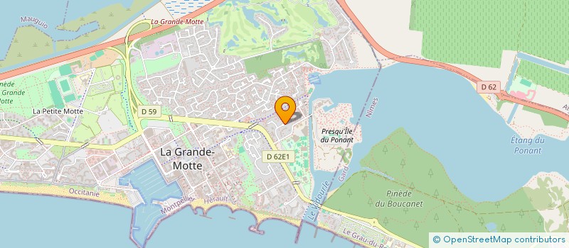 localisation de l'entreprise MONSIEUR ROMAIN CHARBONNEAU  LA GRANDE-MOTTE