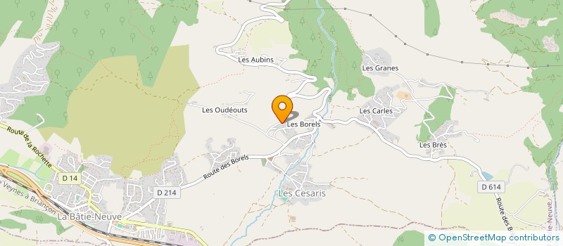 localisation de l'entreprise MONSIEUR ROMAIN CHARCELLAY  LA BATIE-NEUVE