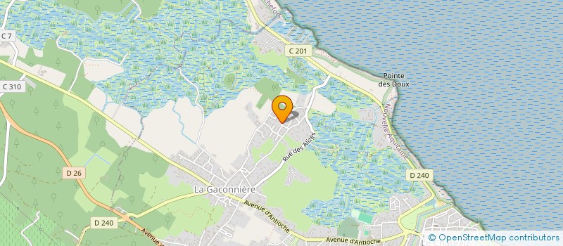 localisation de l'entreprise MONSIEUR ROMAIN CHARLIER  LE CHATEAU D OLERON