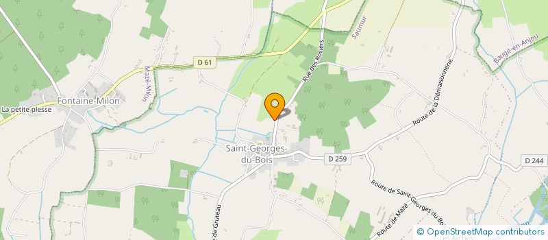 localisation de l'entreprise MONSIEUR ROMAIN CHARLOT  LA MENITRE