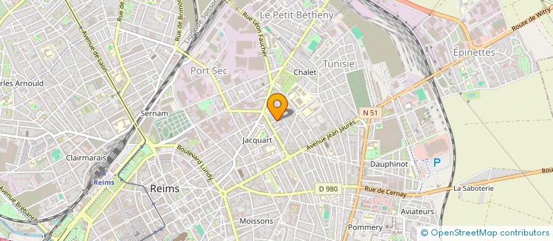 localisation de l'entreprise MONSIEUR ROMAIN CHARLOT  REIMS