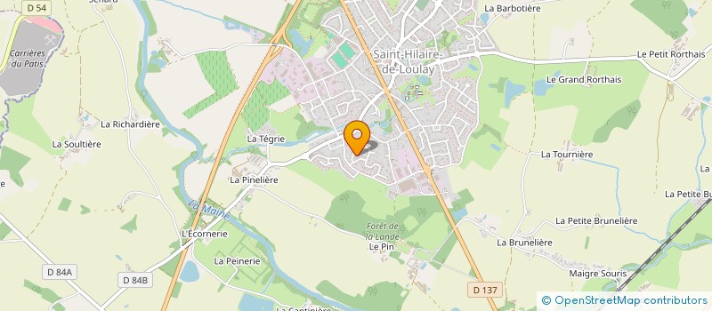 localisation de l'entreprise MONSIEUR ROMAIN CHARTAUD à MONTAIGU-VENDEE