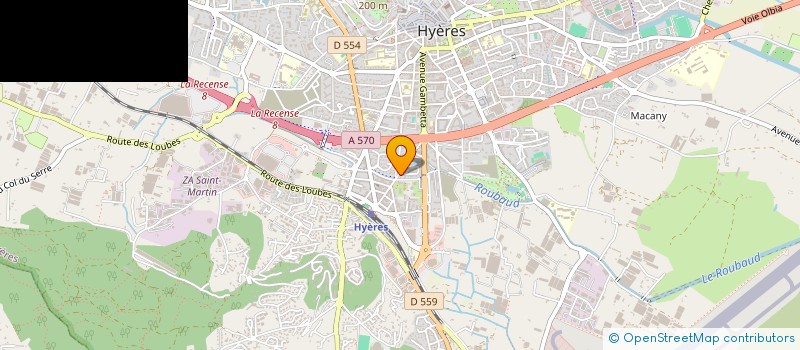 localisation de l'entreprise MONSIEUR ROMAIN CHASSET à HYERES