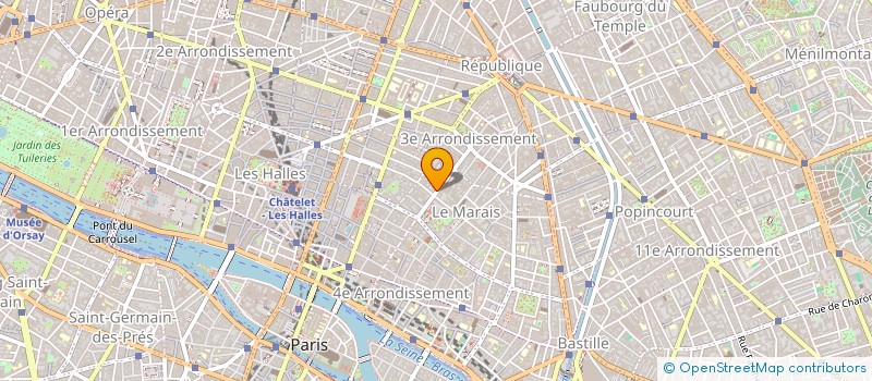 localisation de l'entreprise MONSIEUR ROMAIN CHATELAIN  PARIS