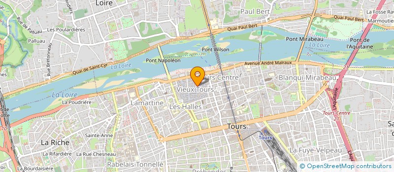 localisation de l'entreprise MONSIEUR ROMAIN CHATELET  TOURS