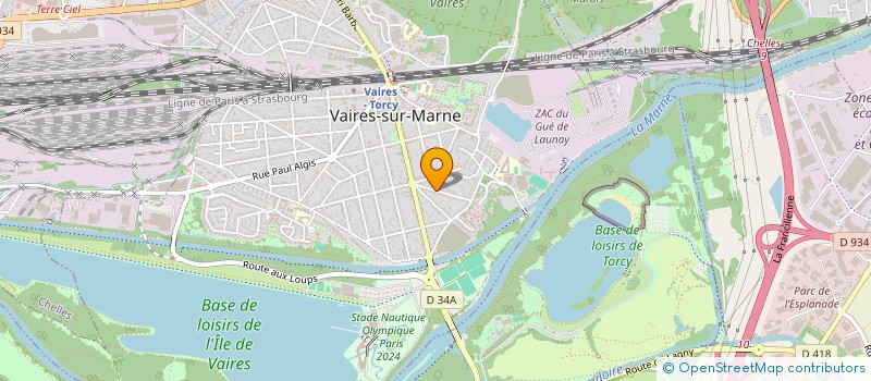 localisation de l'entreprise MONSIEUR ROMAIN CHATELLIER  VAIRES-SUR-MARNE