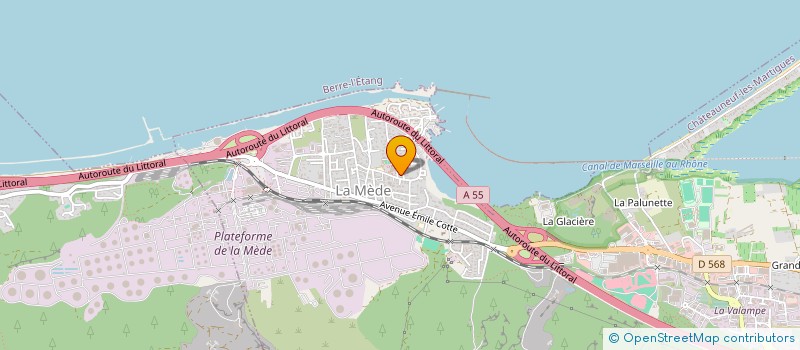 localisation de l'entreprise MONSIEUR ROMAIN CHATILLON  CHATEAUNEUF-LES-MARTIGUES