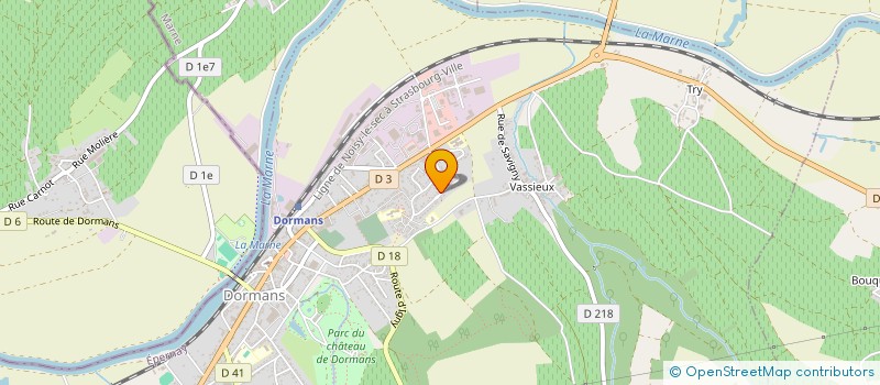 localisation de l'entreprise MONSIEUR ROMAIN CHAUSEL  DORMANS