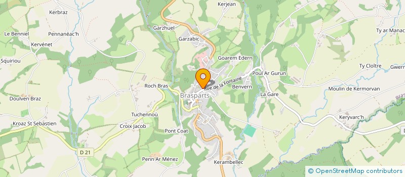 localisation de l'entreprise MONSIEUR ROMAIN CHAUSSY  BRASPARTS