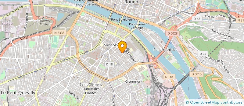 localisation de l'entreprise MONSIEUR ROMAIN CHAUVEAU  ROUEN