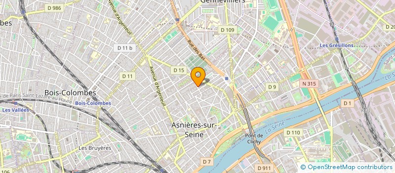 localisation de l'entreprise MONSIEUR ROMAIN CHAUVEAU à ASNIERES-SUR-SEINE