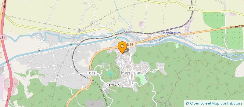 localisation de l'entreprise MONSIEUR ROMAIN CHAUVIN  MEYRARGUES