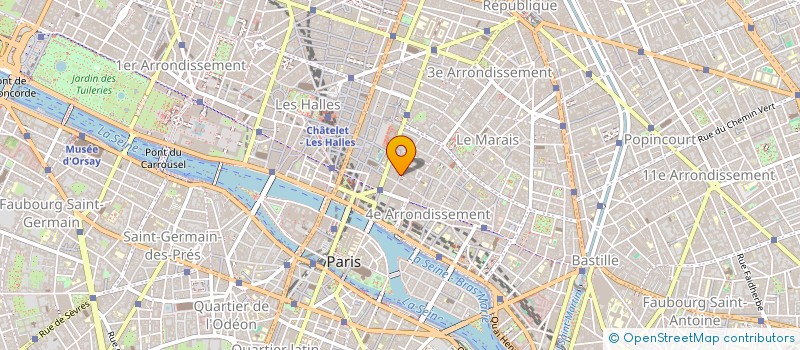 localisation de l'entreprise MONSIEUR ROMAIN CHAVAGNEUX  PARIS