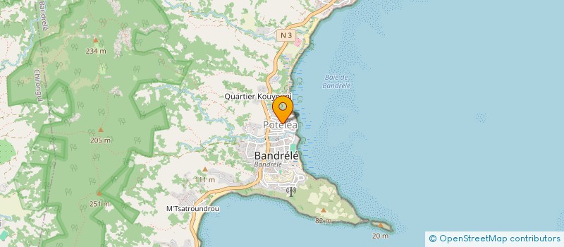 localisation de l'entreprise MONSIEUR ROMAIN CHAVANIS à BANDRELE