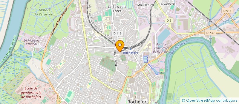 localisation de l'entreprise MONSIEUR ROMAIN CHAVE  ROCHEFORT