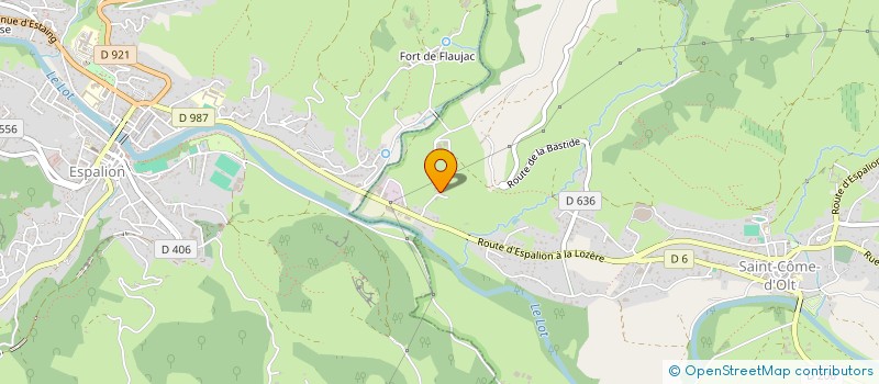 localisation de l'entreprise MONSIEUR ROMAIN CHAYRIGUES  SAINT-COME-D OLT