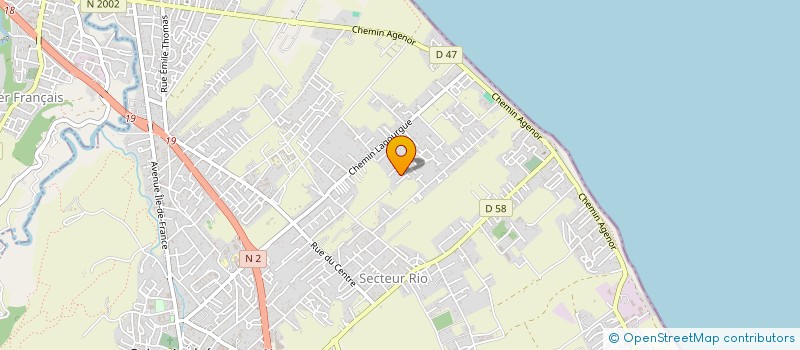 localisation de l'entreprise MONSIEUR ROMAIN CHELLIER CLAIN à SAINT-ANDRE