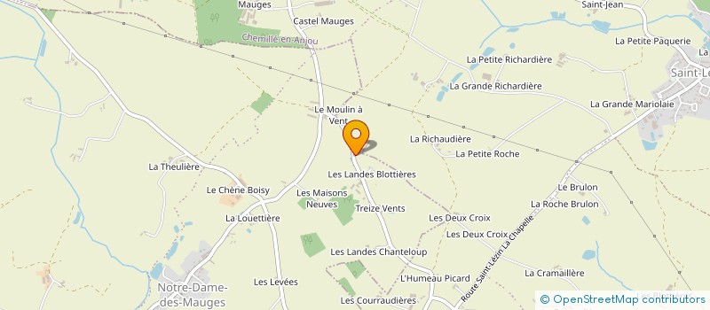 localisation de l'entreprise MONSIEUR ROMAIN CHENAY  CHEMILLE-EN-ANJOU