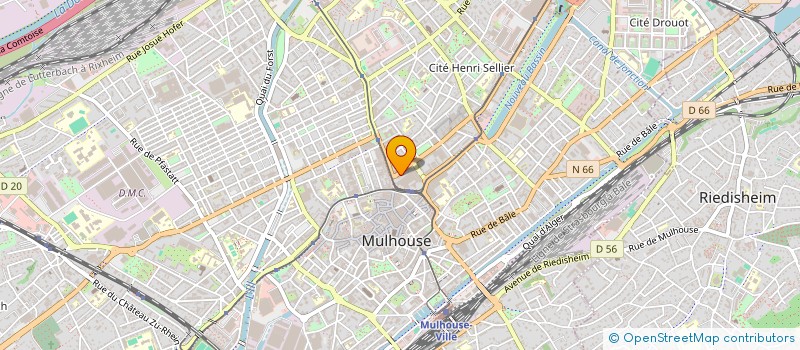localisation de l'entreprise MONSIEUR ROMAIN CHEPFER à MULHOUSE