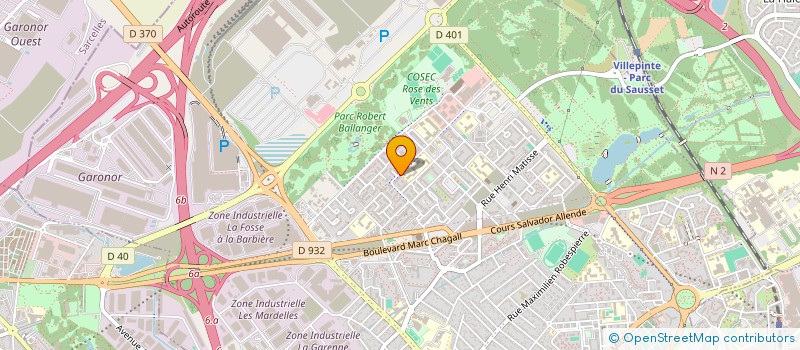 localisation de l'entreprise MONSIEUR ROMAIN CHERUBIN  AULNAY-SOUS-BOIS