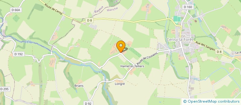 localisation de l'entreprise MONSIEUR ROMAIN CHEVALLIER à CERISY-LA-FORET