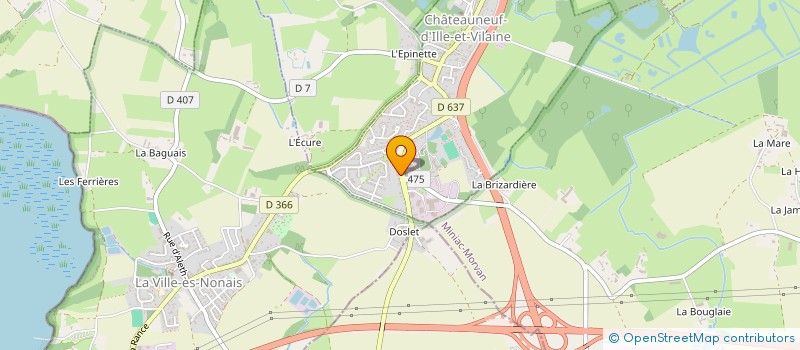 localisation de l'entreprise MONSIEUR ROMAIN CHICHERIE  CHATEAUNEUF-D'ILLE-ET-VILAINE