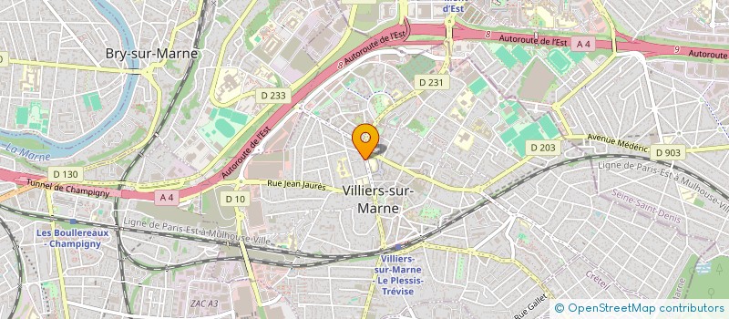 localisation de l'entreprise MONSIEUR ROMAIN CHICOIX  VILLIERS-SUR-MARNE