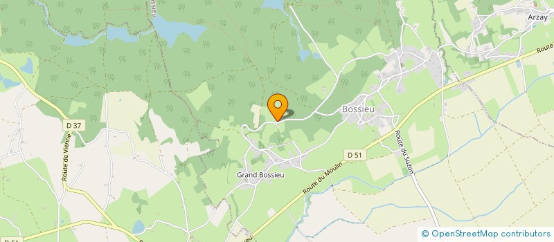 localisation de l'entreprise MONSIEUR ROMAIN CHOLLIER  BOSSIEU